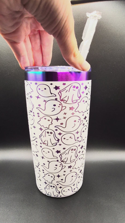 Ghost Party 20oz Engraved Tumbler