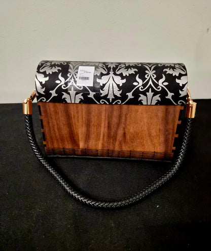 Wood and Leather Purse