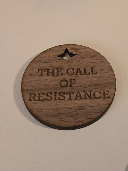 Rebel Loon Laser-Cut Pin – Wildlife Art | Obsidian ArtWorks
