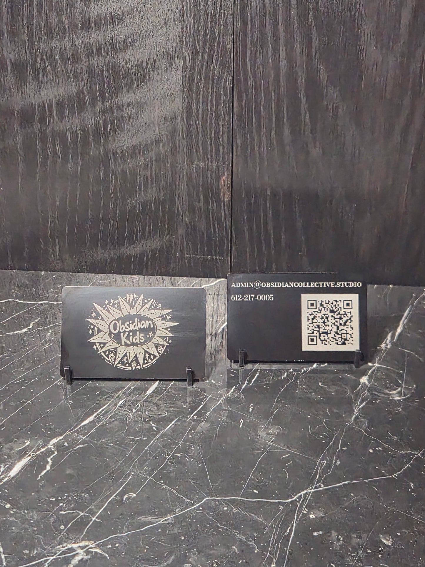 Metal Engraved Business Cards - Set of 25
