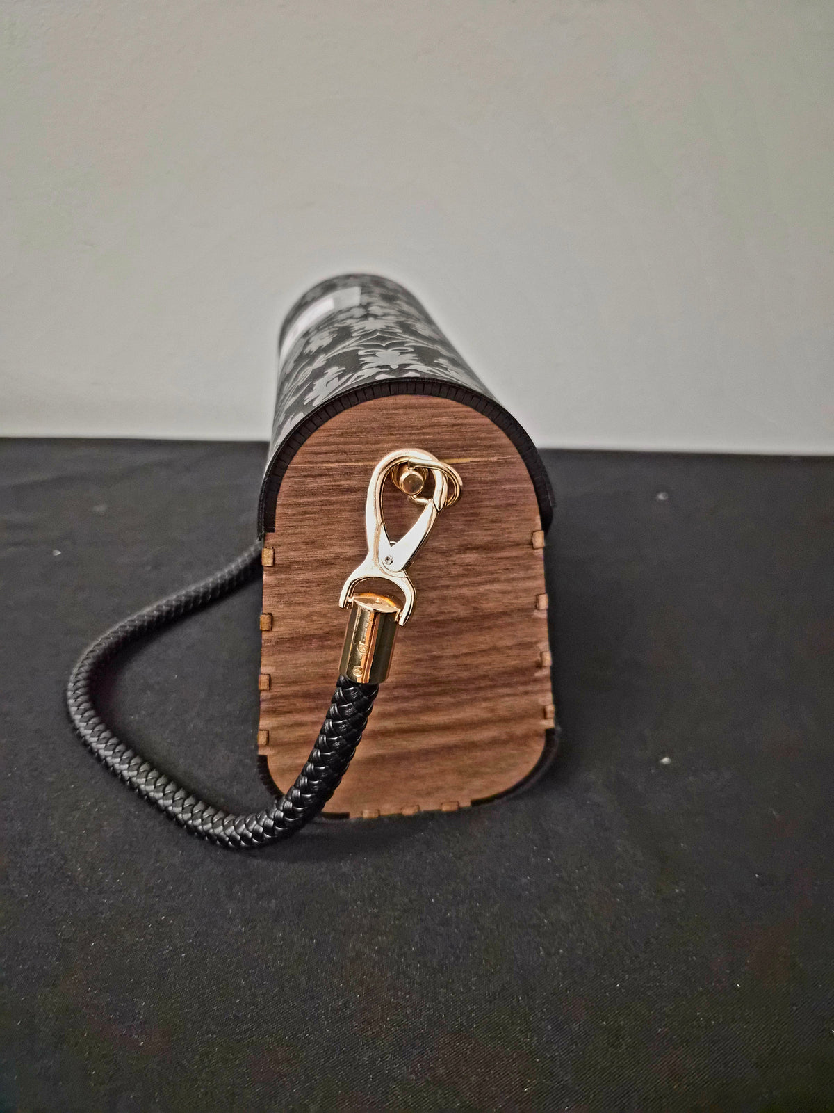 Wood and Leather Purse