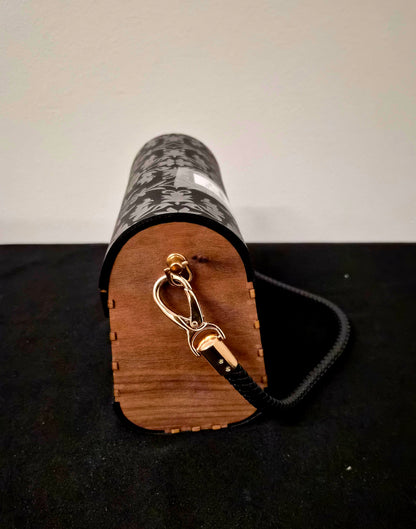 Wood and Leather Purse